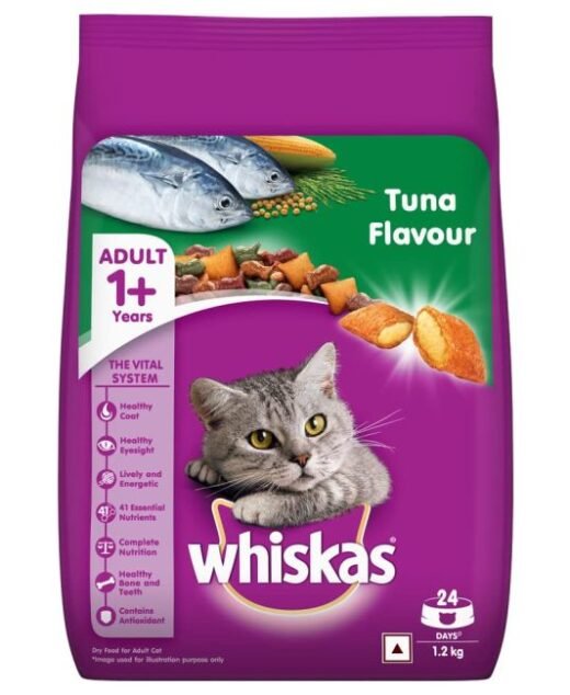 WHISKAS - Suva hrana za odrasle mačke, Tuna
