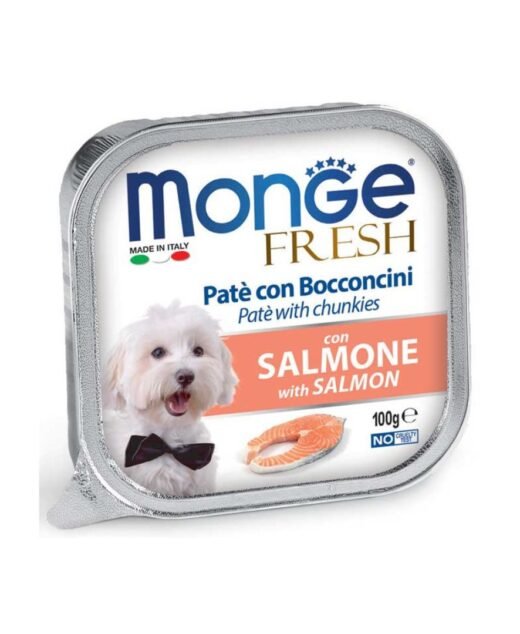 MONGE - Pašteta za pse, Losos 100gr
