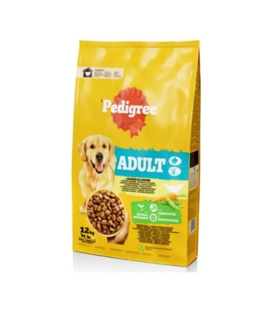 PEDIGREE - Suva hrana za odrasle pse, Živina i povrće, 12kg