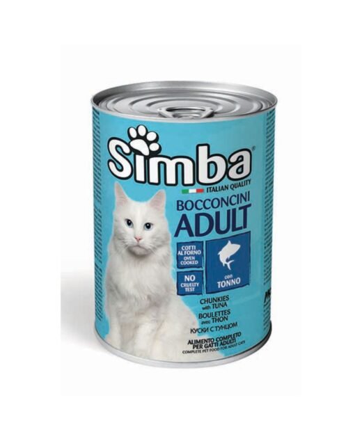 SIMBA - Sočni komadići za mačke sa tunjevinom u sosu, 415g