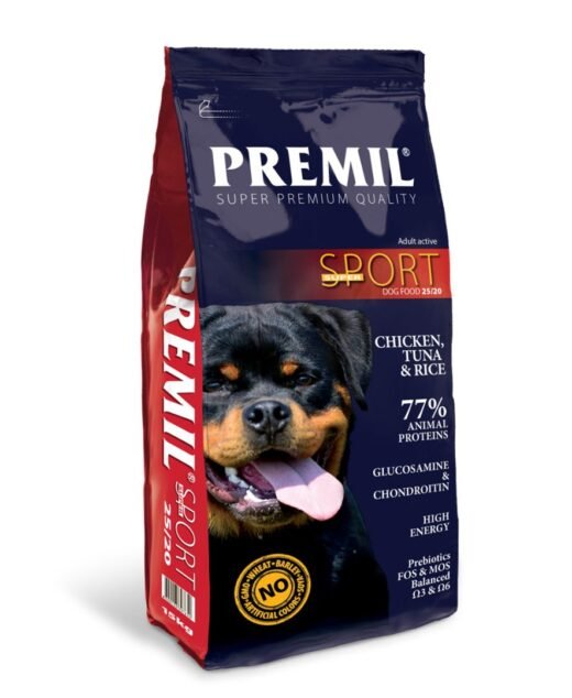 PREMIL Super Sport hrana za odrasle hiper aktivne i radne pse - 15kg