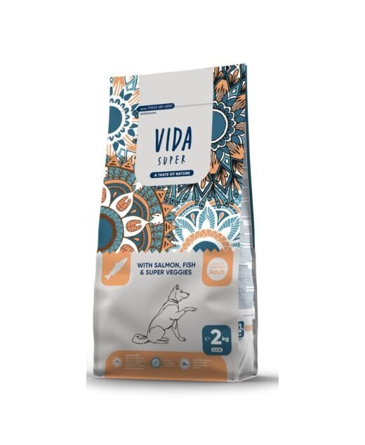 Vida Super - Hrana za odrasle pse srednjih i velikih rasa, Losos i povrće, 12kg