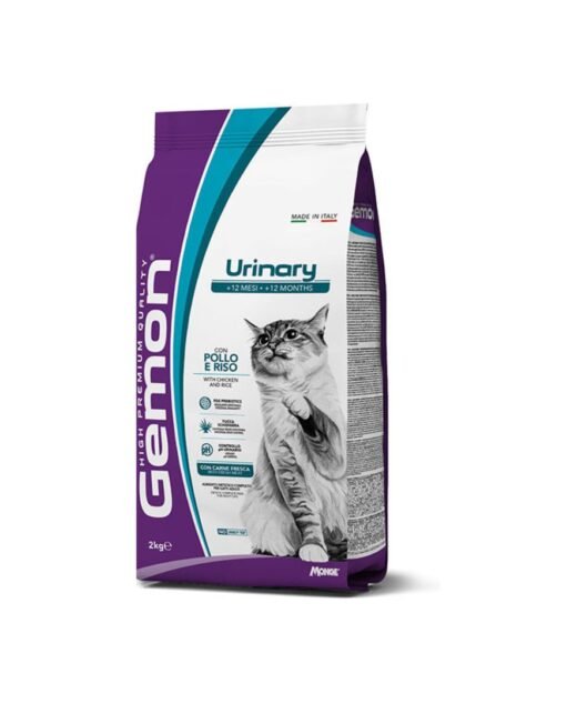 GEMON Urinary - Suva hrana za odrasle mačke, Piletina i pirinač 7kg