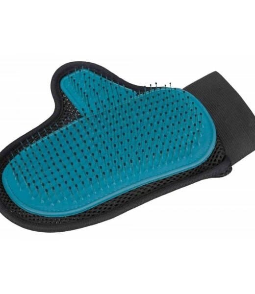 TRIXIE - Rukavica sa žičanim iglama – Alat za negu krzna i masažu pasa