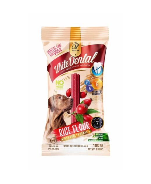 BUSTER White Dental - Poslastica za pse na bazi pirinča sa šipkom