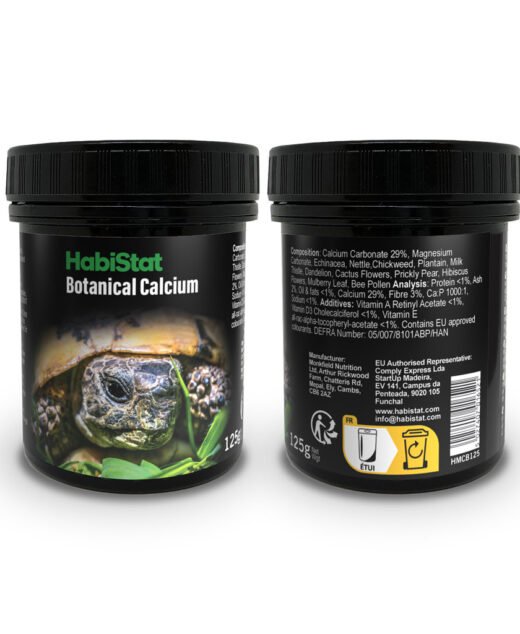 HABISTAT Botanical Calcium - Prirodni dodatak ishrani za gmizavce, 125g