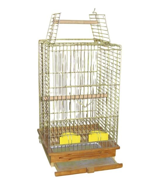 NOVI ŽAKO Kavez za srednje papagaje i ptice - 42x42x74 cm