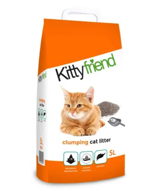 KittyFriend – grudvajući posip za mačke, 5L