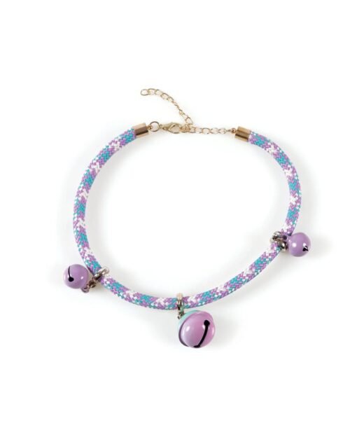 M-PETS Pixie - Eko ogrlica za mačke (30 cm) – ljubičasta