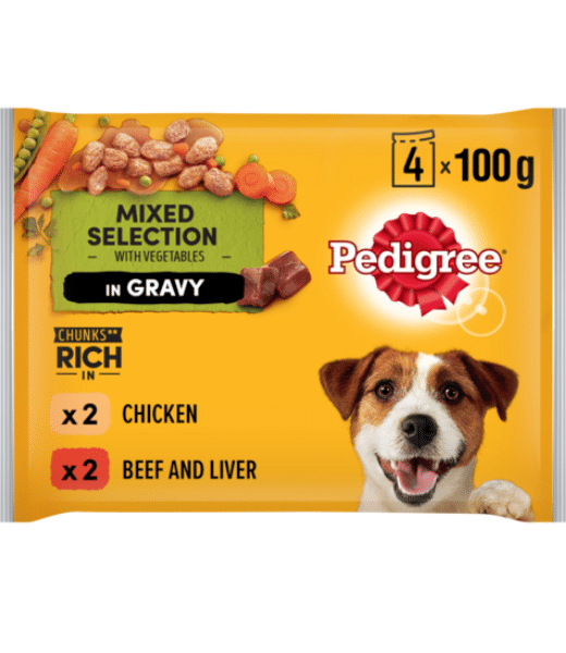 Pedigree Kesice Adult Multipack Piletina i Govedina - 4x100g