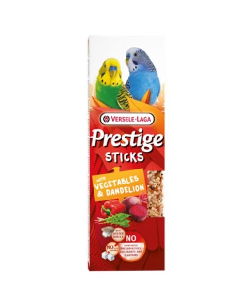 VERSELE LAGA Prestige - Štapići za tigrice i male papagaje, Povrće i maslačak