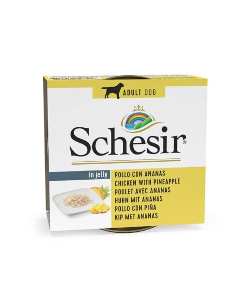 SCHESIR - Vlažna hrana za pse, Piletina sa ananasom, 150gr