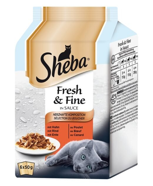 SHEBA - Vlažna hrana za mačke