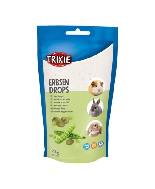 TRIXIE - Grašak poslastice za zečeve i male glodare, 75gr