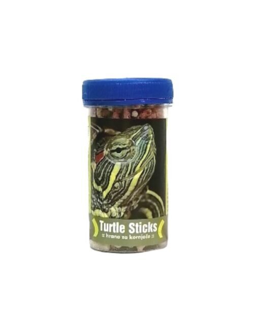 DINA PET Turtle Sticks – Kompletna hrana za vodene kornjače i veće akvarijumske ribe, 120ml