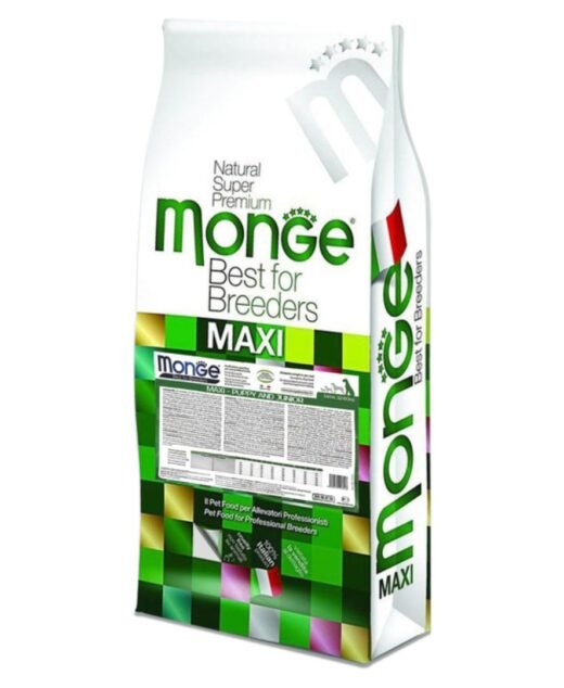 MONGE Best For Breeders Maxi – Hrana za štence velikih rasa, Piletina, 15kg
