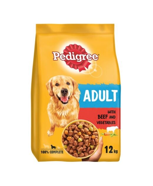PEDIGREE - Hrana za odrasle pse, Govedina i povrće, 12kg