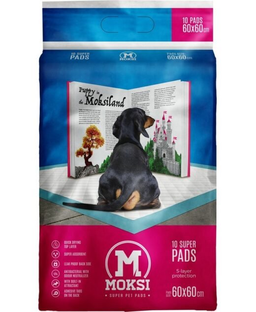 Moksi higijenske prostirke za pse 60x60cm - (10 kom)
