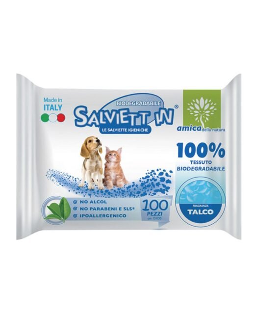 Salvettin Vlažne Maramice Talk – Biorazgradive higijenske maramice za ljubimce - 100kom